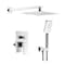 Kibi Cube Pressure Balanced 2-Function Shower System with Rough-In Valve, Chrome KSF405CH - alternate 1